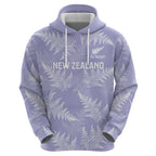 New Zealand Silver Fern Rugby Custom Zip Hoodie Go Aotearoa Champions Purple Version - Aussie Hoodie