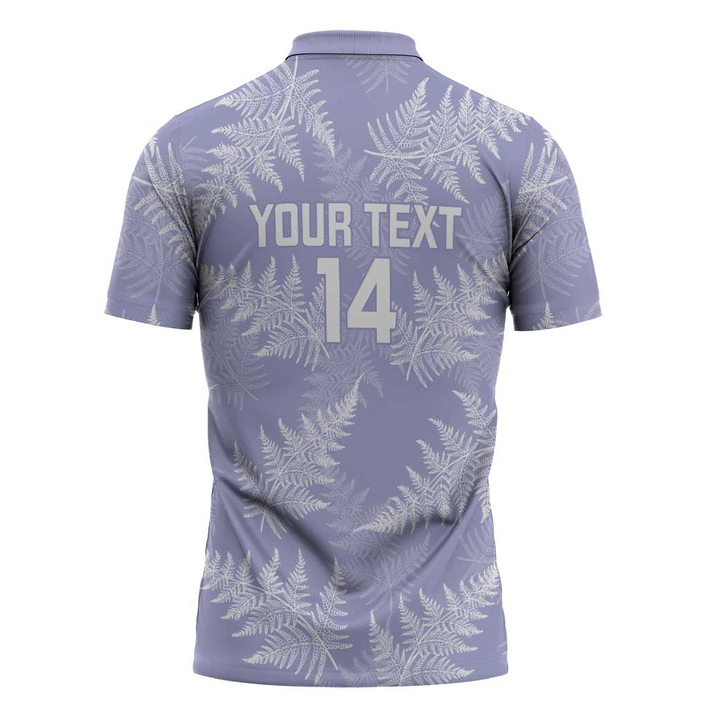 New Zealand Silver Fern Rugby Custom Zipper Polo Shirt Go Aotearoa Champions Purple Version - Aussie Hoodie