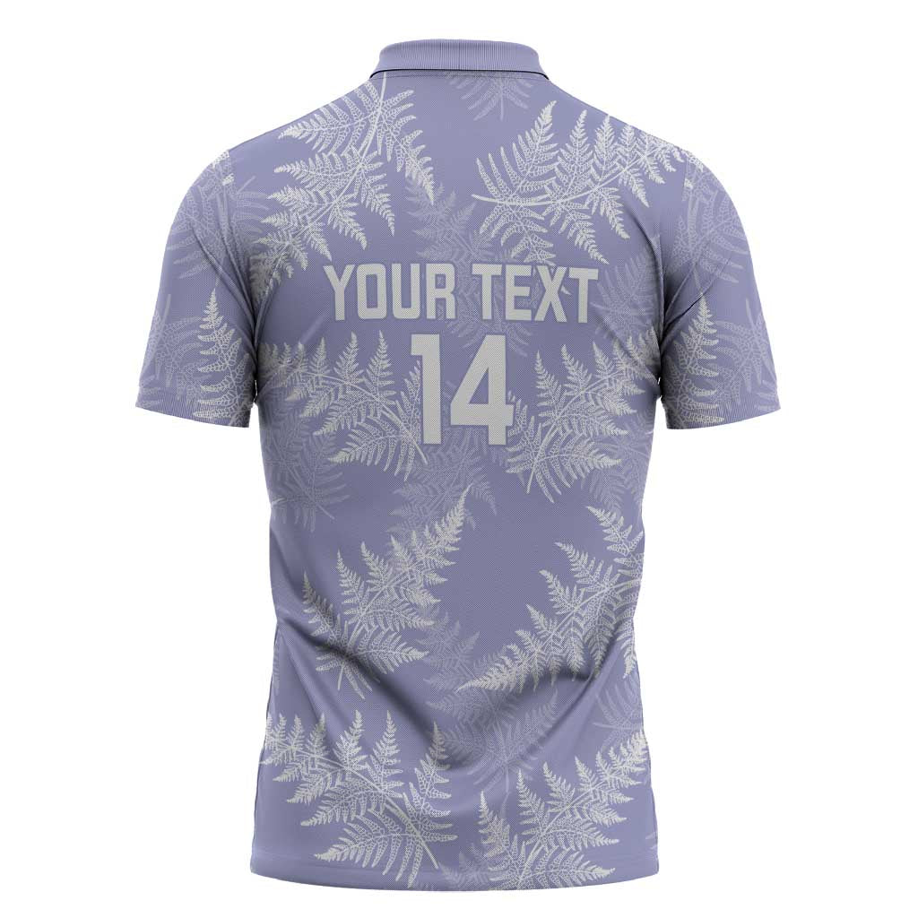 New Zealand Silver Fern Rugby Custom Zipper Polo Shirt Go Aotearoa Champions Purple Version - Aussie Hoodie