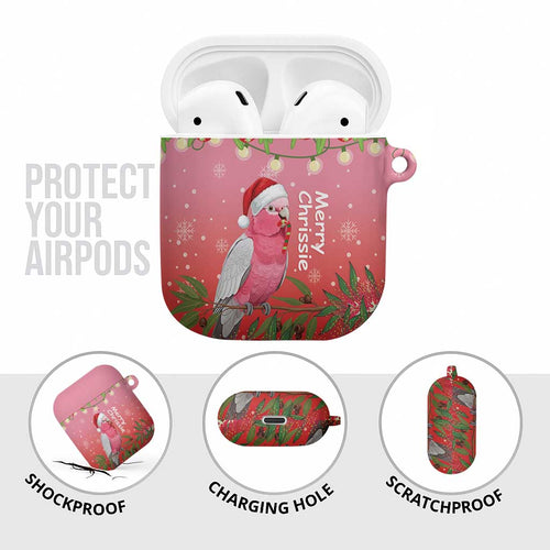 Galah Australia Christmas AirPods Case Merry Chrissie Bottlebrushes - Aussie Hoodie