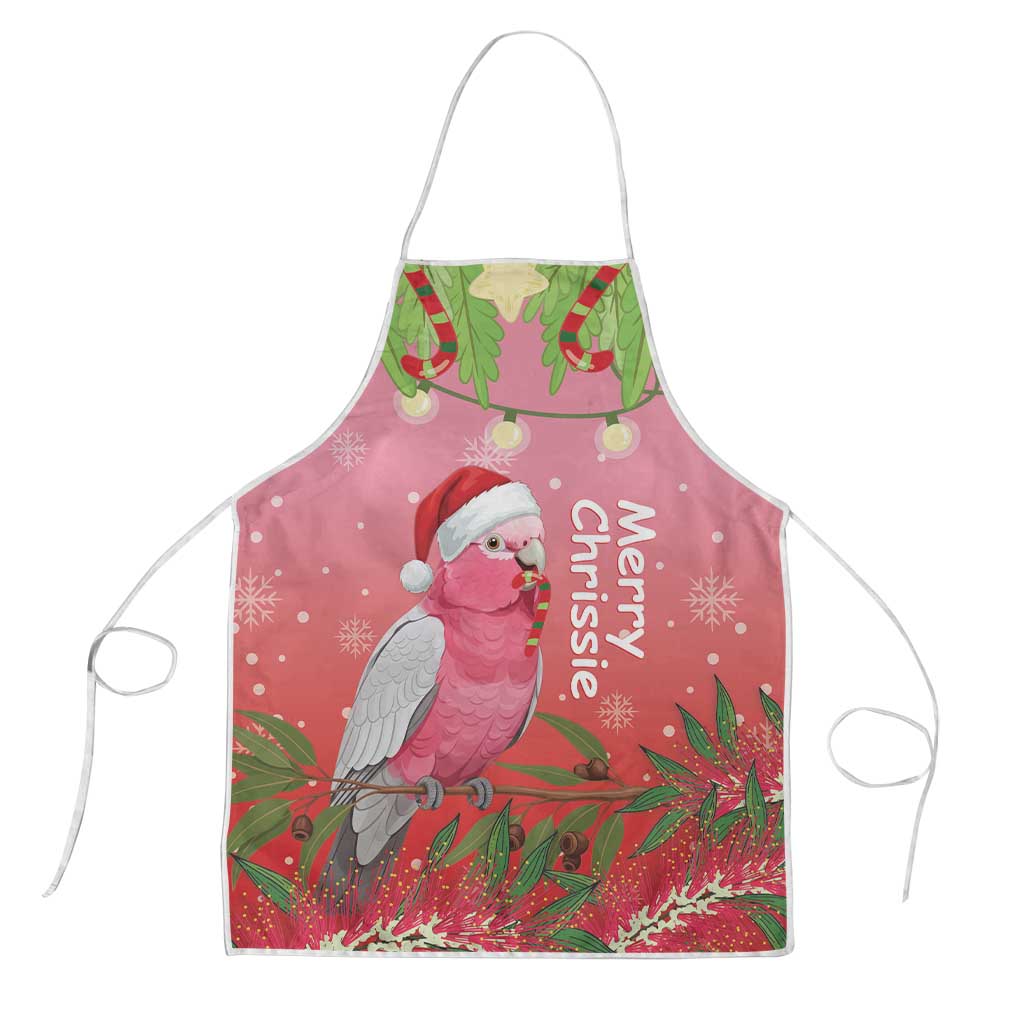 Galah Australia Christmas Apron Merry Chrissie Bottlebrushes - Aussie Hoodie