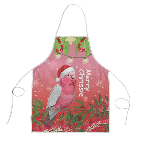Galah Australia Christmas Apron Merry Chrissie Bottlebrushes - Aussie Hoodie