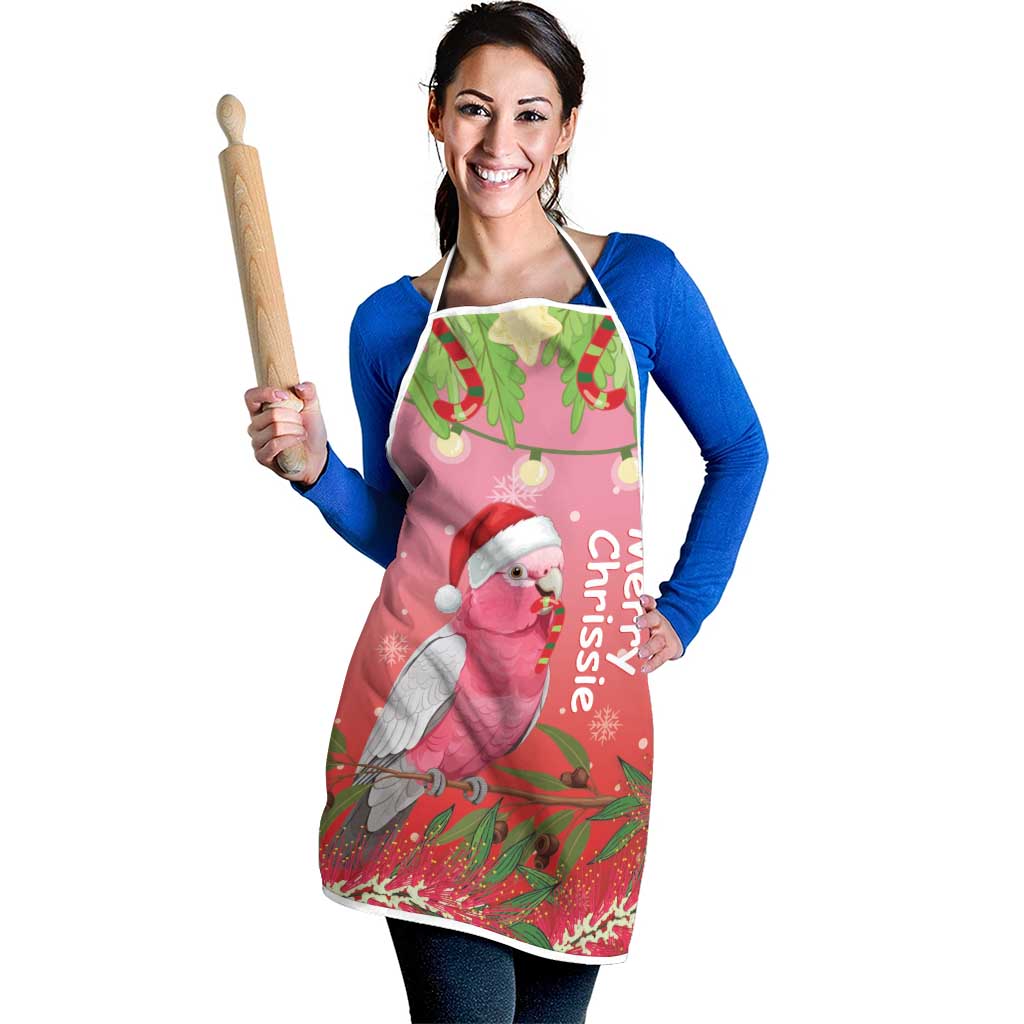 Galah Australia Christmas Apron Merry Chrissie Bottlebrushes - Aussie Hoodie
