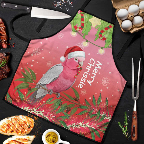 Galah Australia Christmas Apron Merry Chrissie Bottlebrushes - Aussie Hoodie
