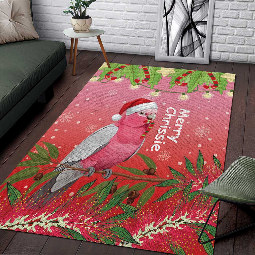 Galah Australia Christmas Area Rug Merry Chrissie Bottlebrushes - Aussie Hoodie