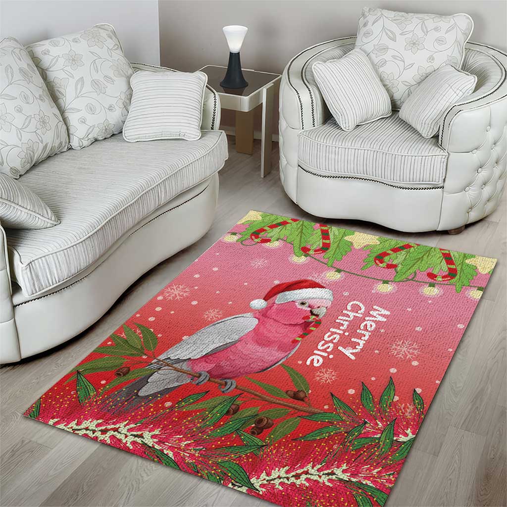 Galah Australia Christmas Area Rug Merry Chrissie Bottlebrushes - Aussie Hoodie