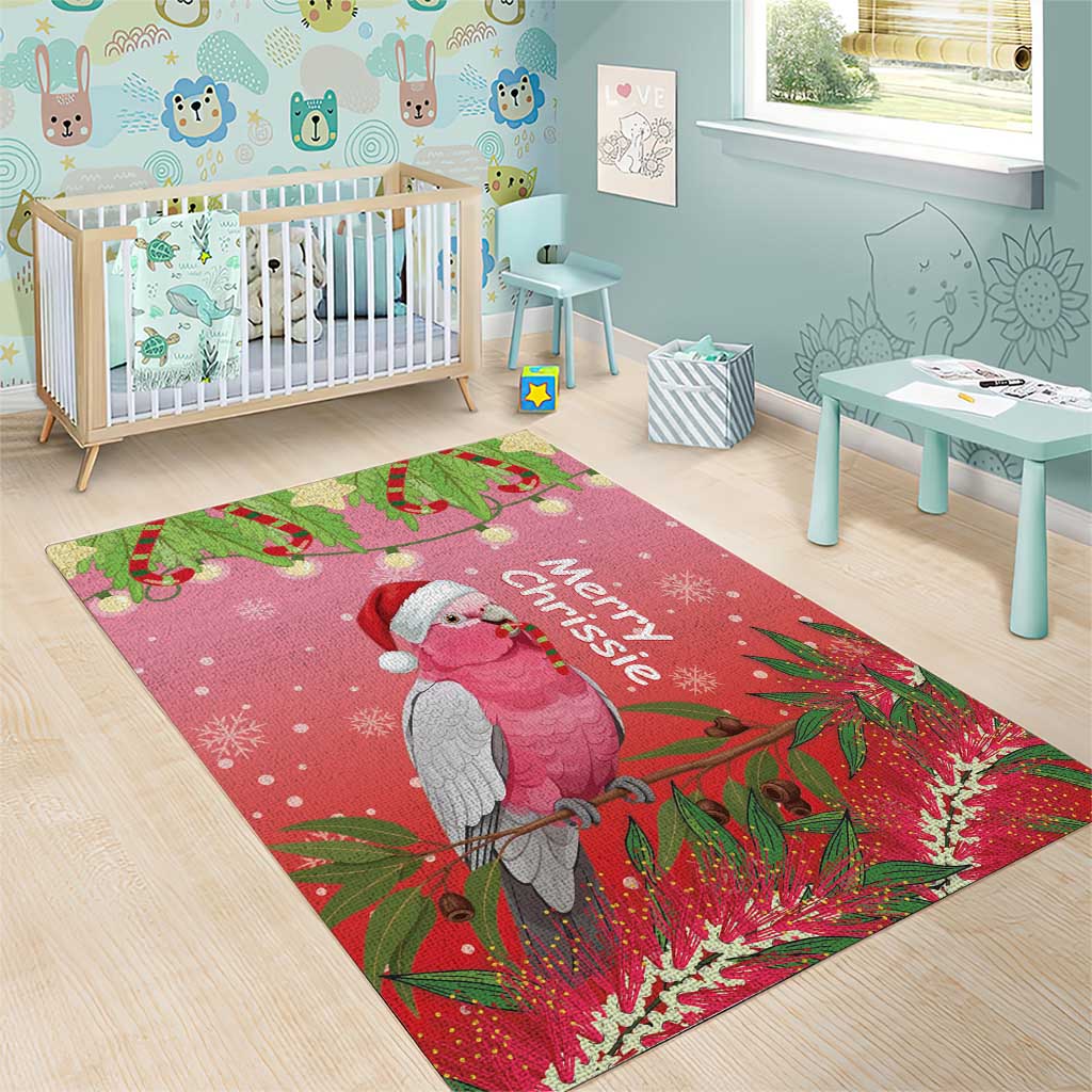 Galah Australia Christmas Area Rug Merry Chrissie Bottlebrushes - Aussie Hoodie