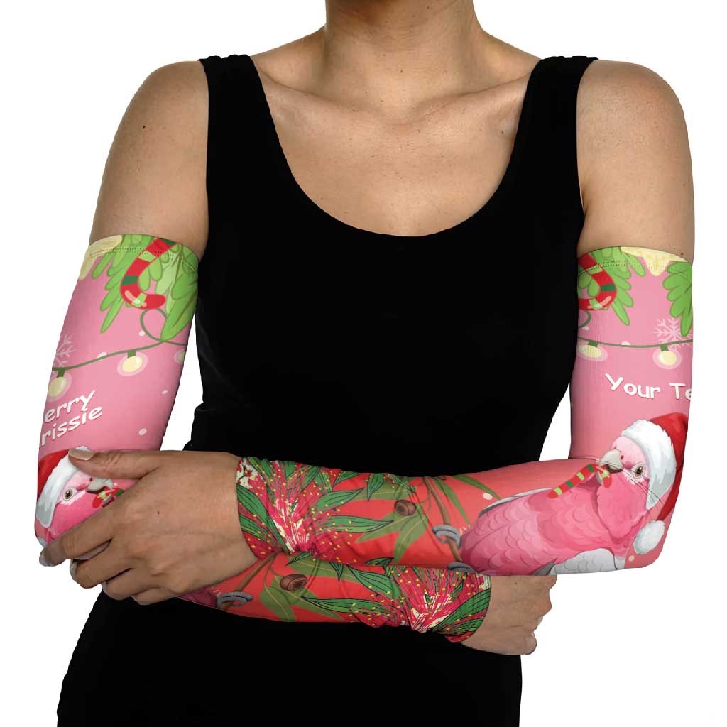 Galah Australia Christmas Arm Sleeves Merry Chrissie Bottlebrushes - Aussie Hoodie