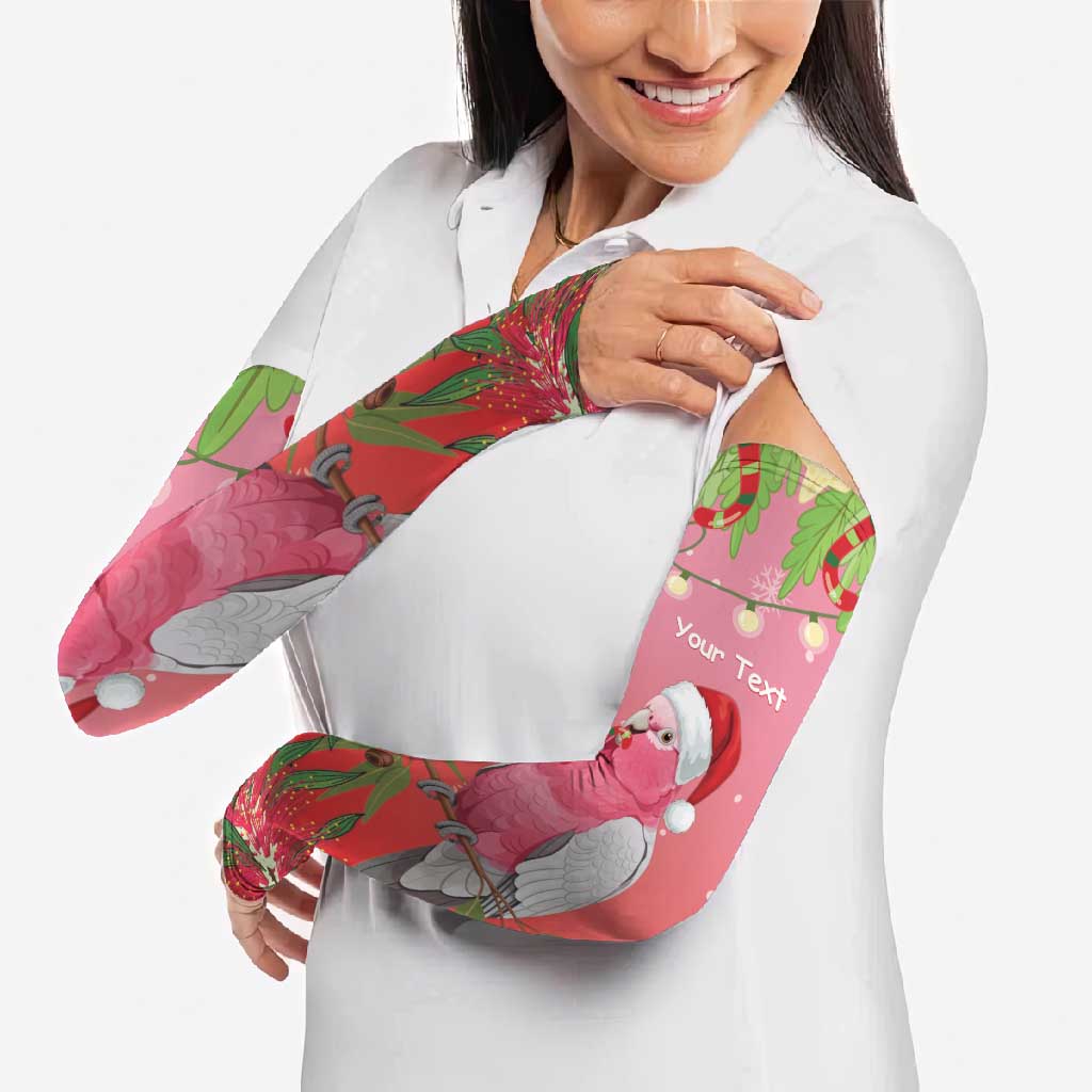 Galah Australia Christmas Arm Sleeves Merry Chrissie Bottlebrushes - Aussie Hoodie