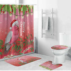 Galah Australia Christmas Bathroom Set Merry Chrissie Bottlebrushes - Aussie Hoodie