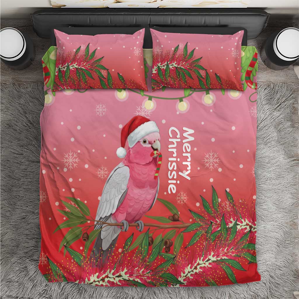 Galah Australia Christmas Bedding Set Merry Chrissie Bottlebrushes - Aussie Hoodie