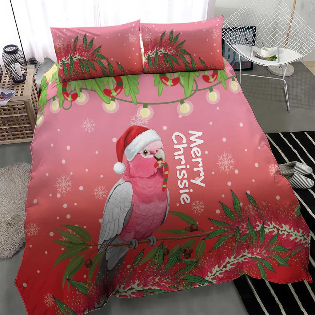 Galah Australia Christmas Bedding Set Merry Chrissie Bottlebrushes - Aussie Hoodie