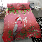 Galah Australia Christmas Bedding Set Merry Chrissie Bottlebrushes - Aussie Hoodie