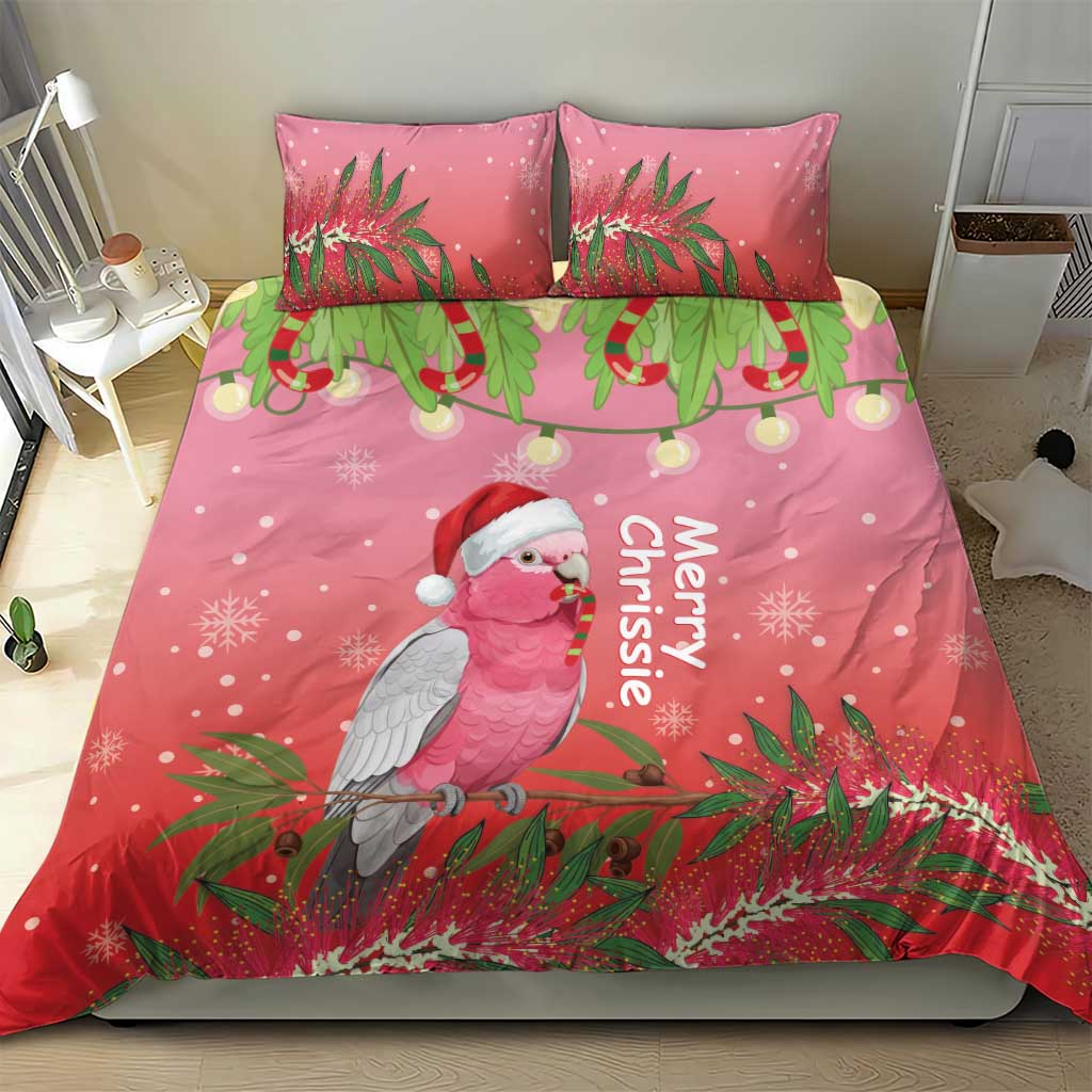 Galah Australia Christmas Bedding Set Merry Chrissie Bottlebrushes - Aussie Hoodie