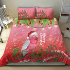 Galah Australia Christmas Bedding Set Merry Chrissie Bottlebrushes - Aussie Hoodie