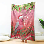 Galah Australia Christmas Blanket Merry Chrissie Bottlebrushes - Aussie Hoodie