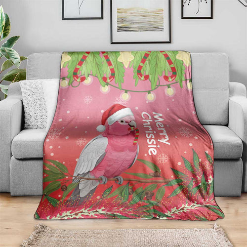 Galah Australia Christmas Blanket Merry Chrissie Bottlebrushes - Aussie Hoodie