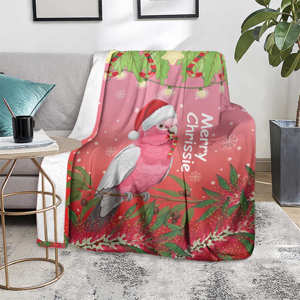 Galah Australia Christmas Blanket Merry Chrissie Bottlebrushes - Aussie Hoodie
