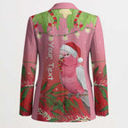 Personalised Galah Australia Christmas Blazer Merry Chrissie Bottlebrushes - Aussie Hoodie