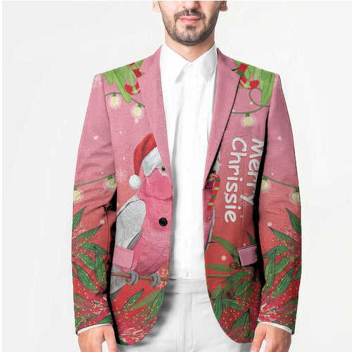Personalised Galah Australia Christmas Blazer Merry Chrissie Bottlebrushes - Aussie Hoodie