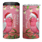 Personalised Galah Australia Christmas 4 in 1 Can Cooler Tumbler Merry Chrissie Bottlebrushes - Aussie Hoodie