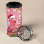 Personalised Galah Australia Christmas 4 in 1 Can Cooler Tumbler Merry Chrissie Bottlebrushes - Aussie Hoodie