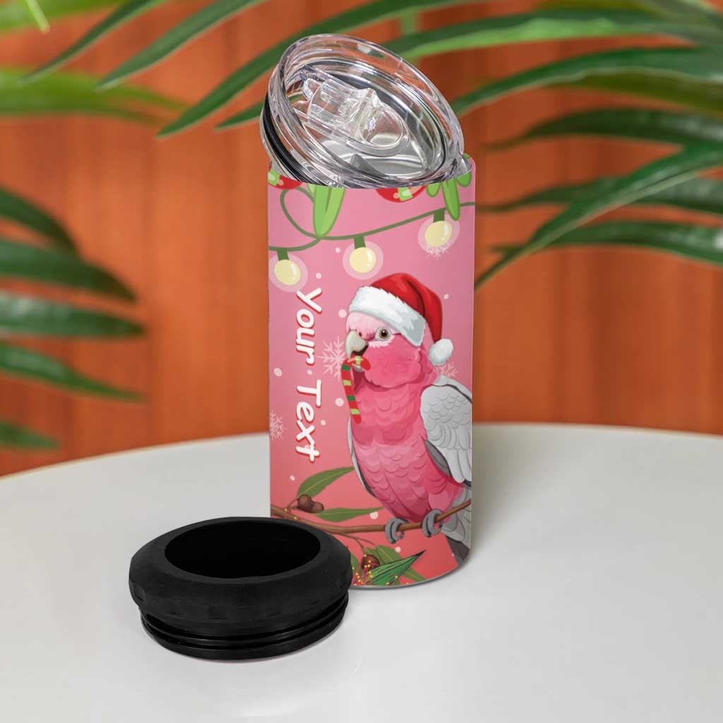 Personalised Galah Australia Christmas 4 in 1 Can Cooler Tumbler Merry Chrissie Bottlebrushes - Aussie Hoodie