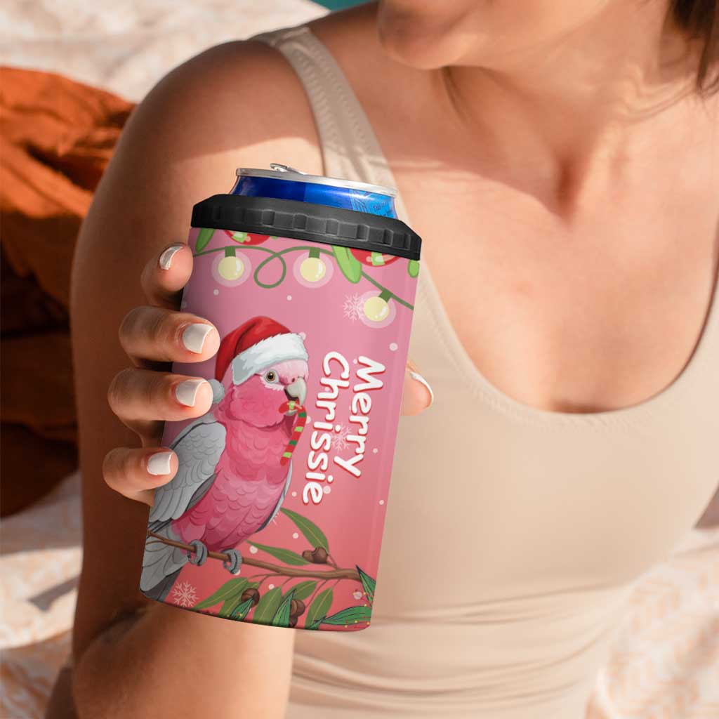 Personalised Galah Australia Christmas 4 in 1 Can Cooler Tumbler Merry Chrissie Bottlebrushes - Aussie Hoodie