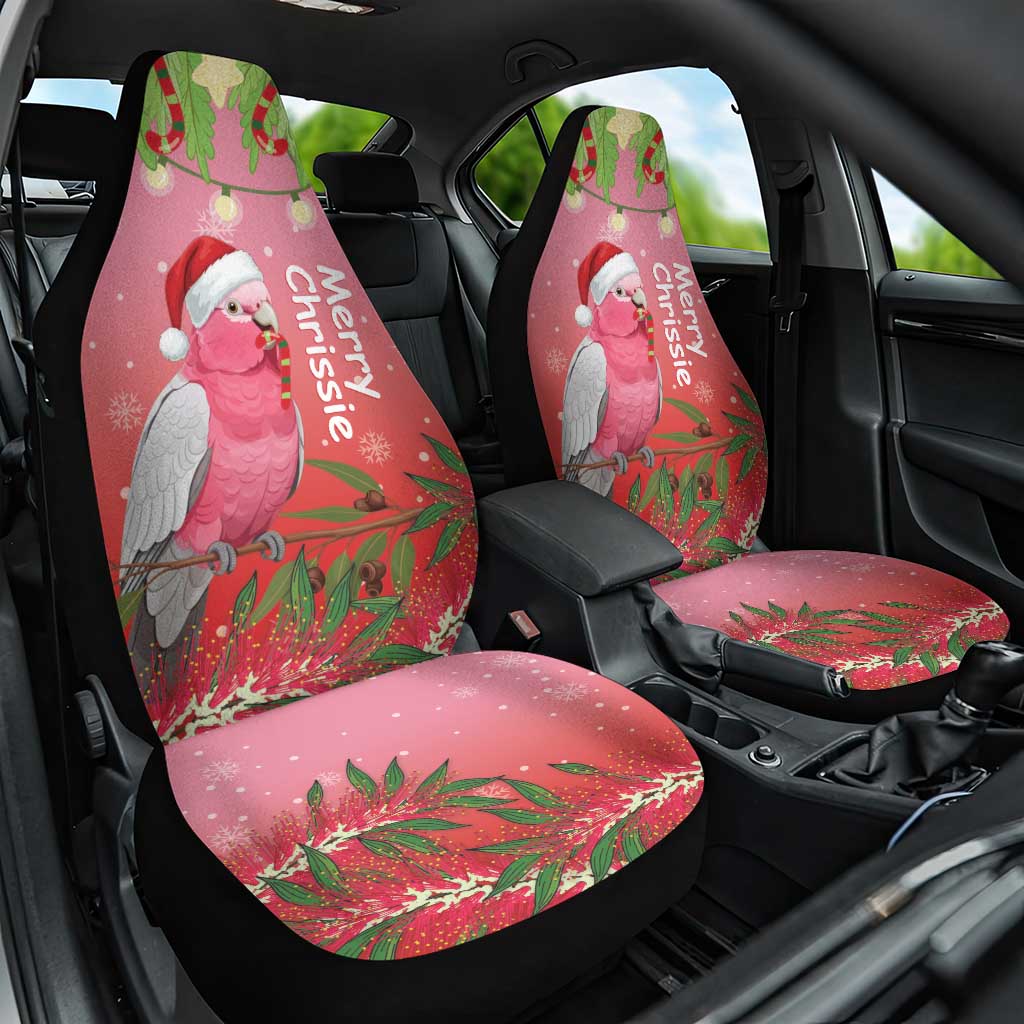 Galah Australia Christmas Car Seat Cover Merry Chrissie Bottlebrushes - Aussie Hoodie