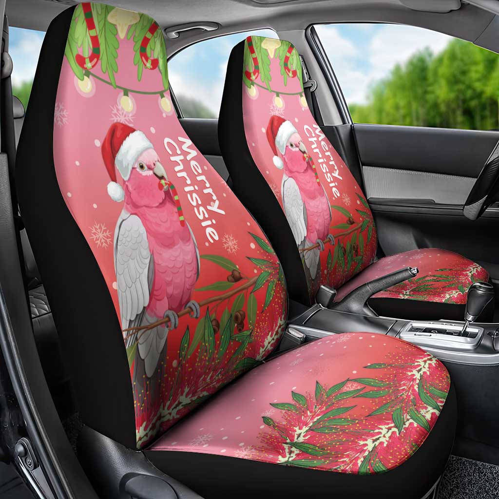 Galah Australia Christmas Car Seat Cover Merry Chrissie Bottlebrushes - Aussie Hoodie