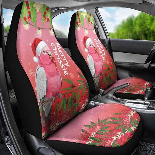 Galah Australia Christmas Car Seat Cover Merry Chrissie Bottlebrushes - Aussie Hoodie