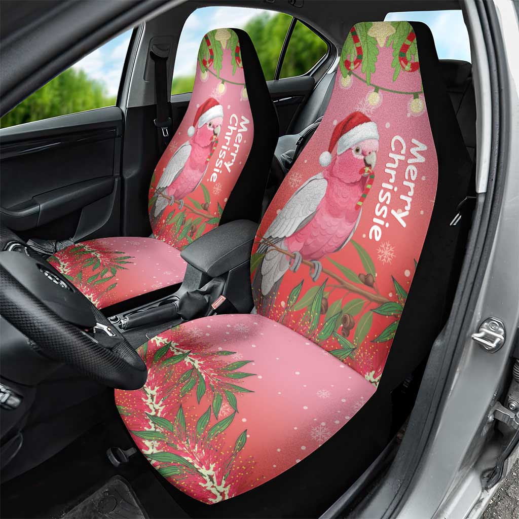 Galah Australia Christmas Car Seat Cover Merry Chrissie Bottlebrushes - Aussie Hoodie