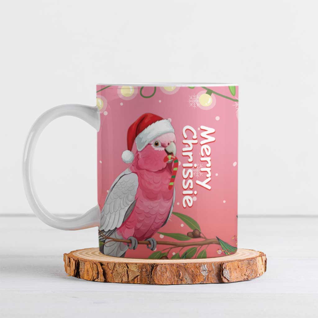 Personalised Galah Australia Christmas Ceramic Mug Merry Chrissie Bottlebrushes - Aussie Hoodie
