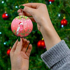 Galah Australia Christmas Ceramic Ornament Merry Chrissie Bottlebrushes - Aussie Hoodie
