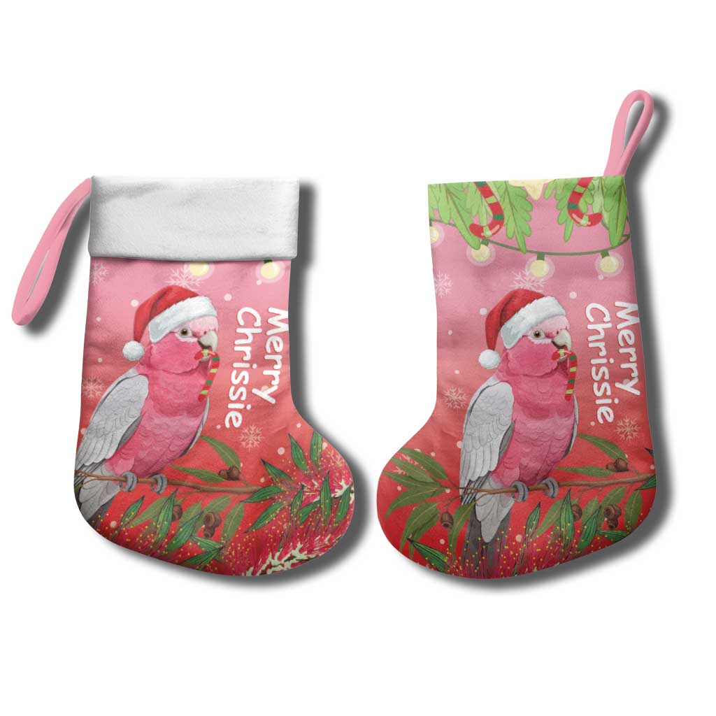 Galah Australia Christmas Stocking Merry Chrissie Bottlebrushes - Aussie Hoodie