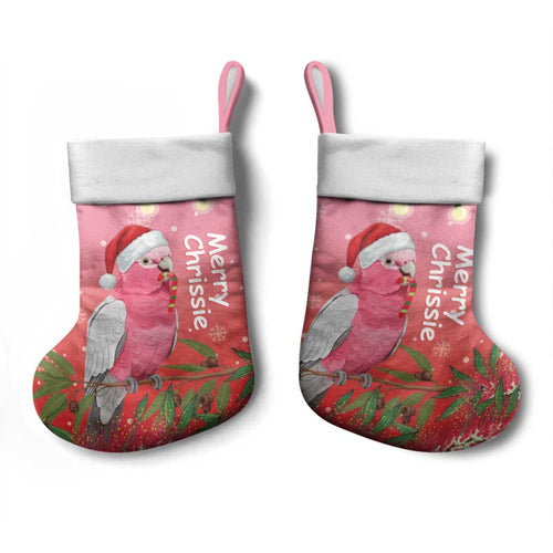 Galah Australia Christmas Stocking Merry Chrissie Bottlebrushes - Aussie Hoodie