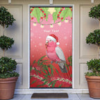Galah Australia Christmas Door Cover Merry Chrissie Bottlebrushes - Aussie Hoodie