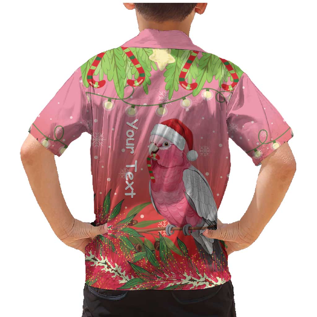 Personalised Galah Australia Christmas Family Matching Mermaid Dress and Hawaiian Shirt Merry Chrissie Bottlebrushes - Aussie Hoodie