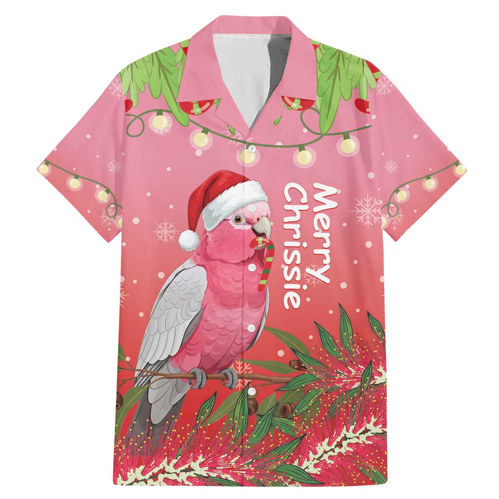 Personalised Galah Australia Christmas Family Matching Mermaid Dress and Hawaiian Shirt Merry Chrissie Bottlebrushes - Aussie Hoodie