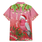 Personalised Galah Australia Christmas Family Matching Mermaid Dress and Hawaiian Shirt Merry Chrissie Bottlebrushes - Aussie Hoodie