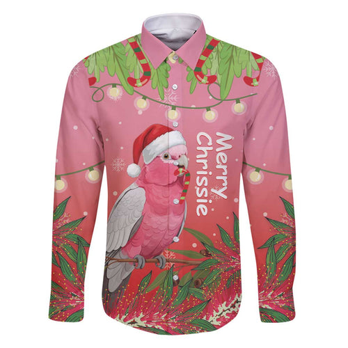Personalised Galah Australia Christmas Family Matching Off The Shoulder Long Sleeve Dress and Hawaiian Shirt Merry Chrissie Bottlebrushes - Aussie Hoodie
