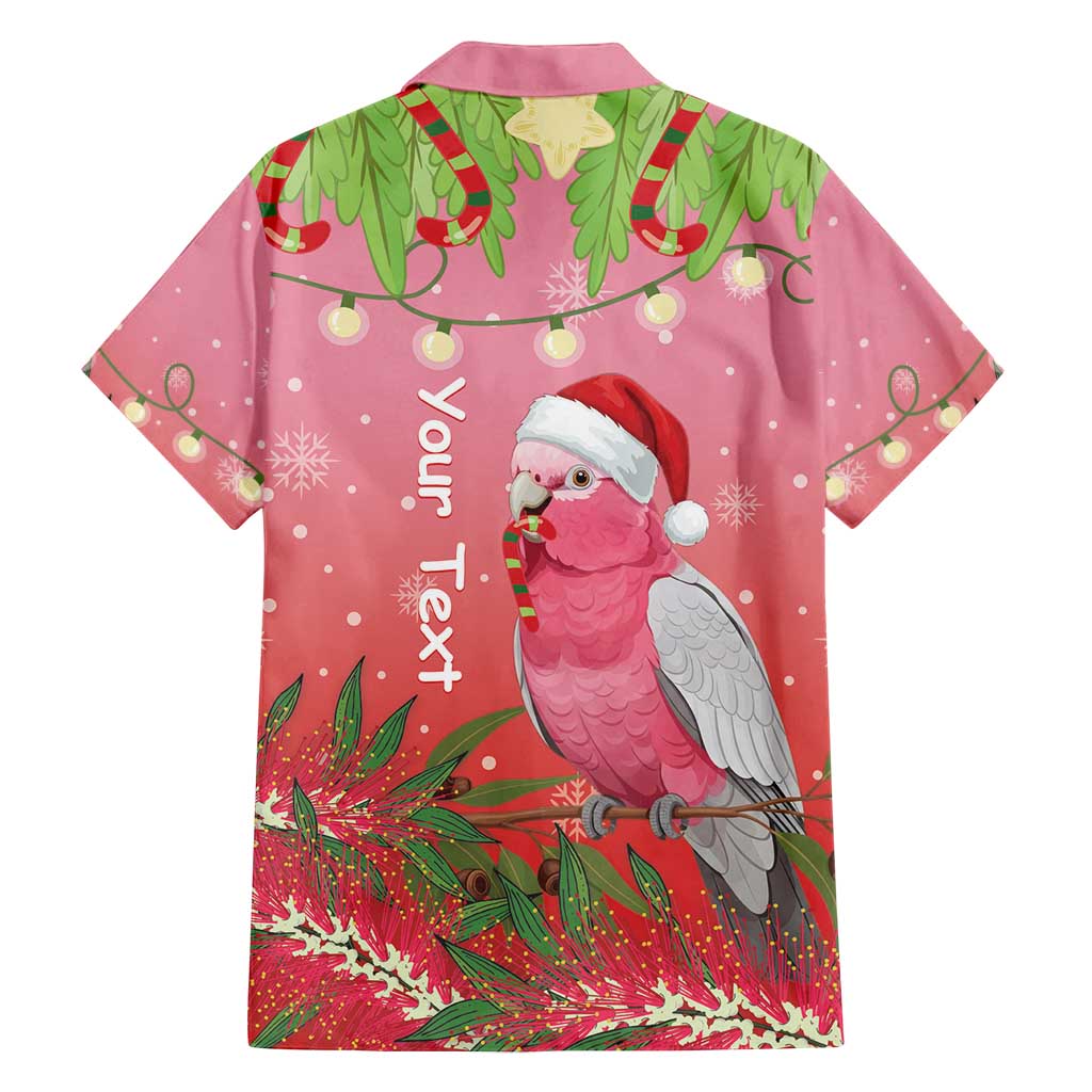 Personalised Galah Australia Christmas Family Matching Off Shoulder Short Dress and Hawaiian Shirt Merry Chrissie Bottlebrushes - Aussie Hoodie