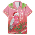 Personalised Galah Australia Christmas Family Matching Puletasi and Hawaiian Shirt Merry Chrissie Bottlebrushes - Aussie Hoodie