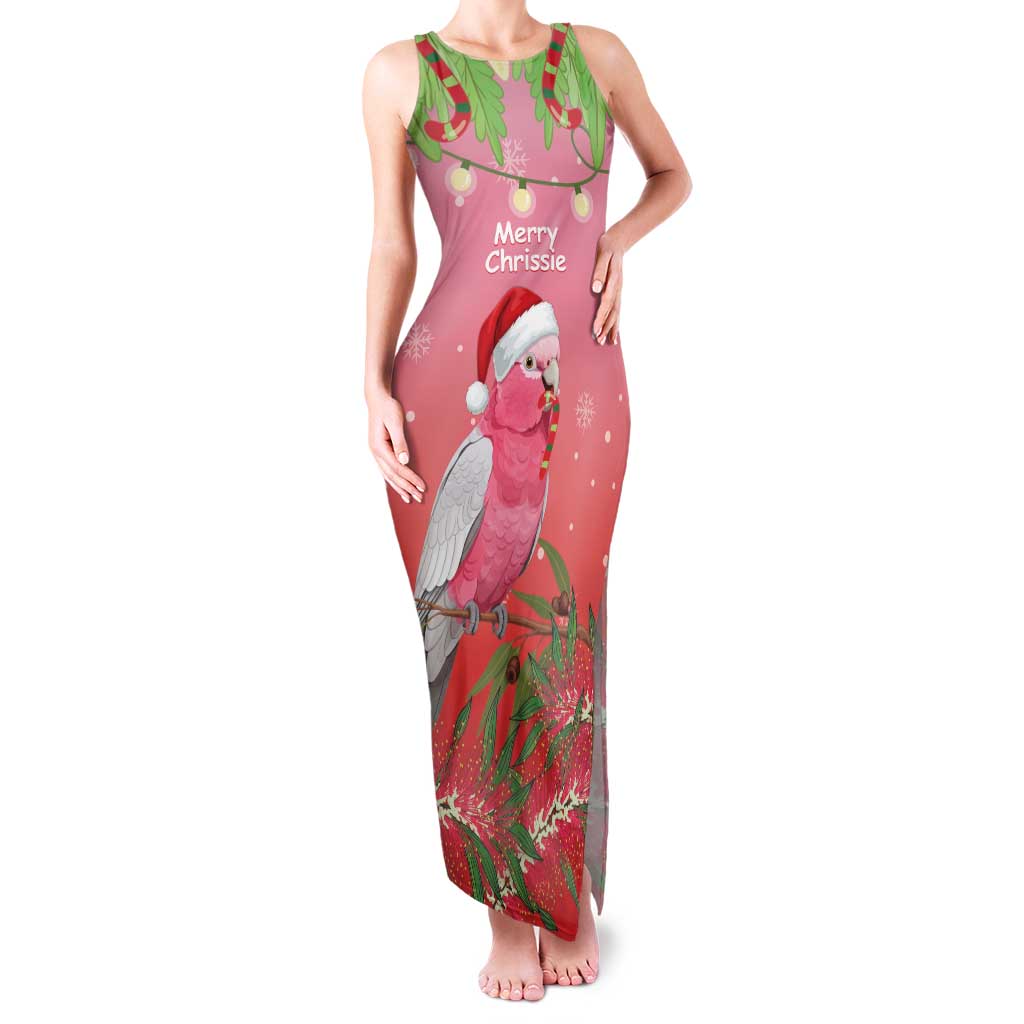 Personalised Galah Australia Christmas Family Matching Tank Maxi Dress and Hawaiian Shirt Merry Chrissie Bottlebrushes - Aussie Hoodie