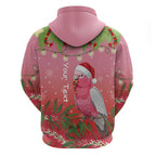 Personalised Galah Australia Christmas Hoodie Merry Chrissie Bottlebrushes - Aussie Hoodie