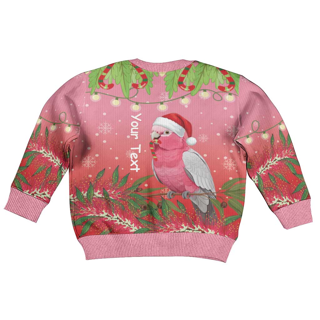 Galah Australia Christmas Kid Ugly Christmas Sweater Merry Chrissie Bottlebrushes - Aussie Hoodie