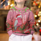 Galah Australia Christmas Kid Ugly Christmas Sweater Merry Chrissie Bottlebrushes - Aussie Hoodie