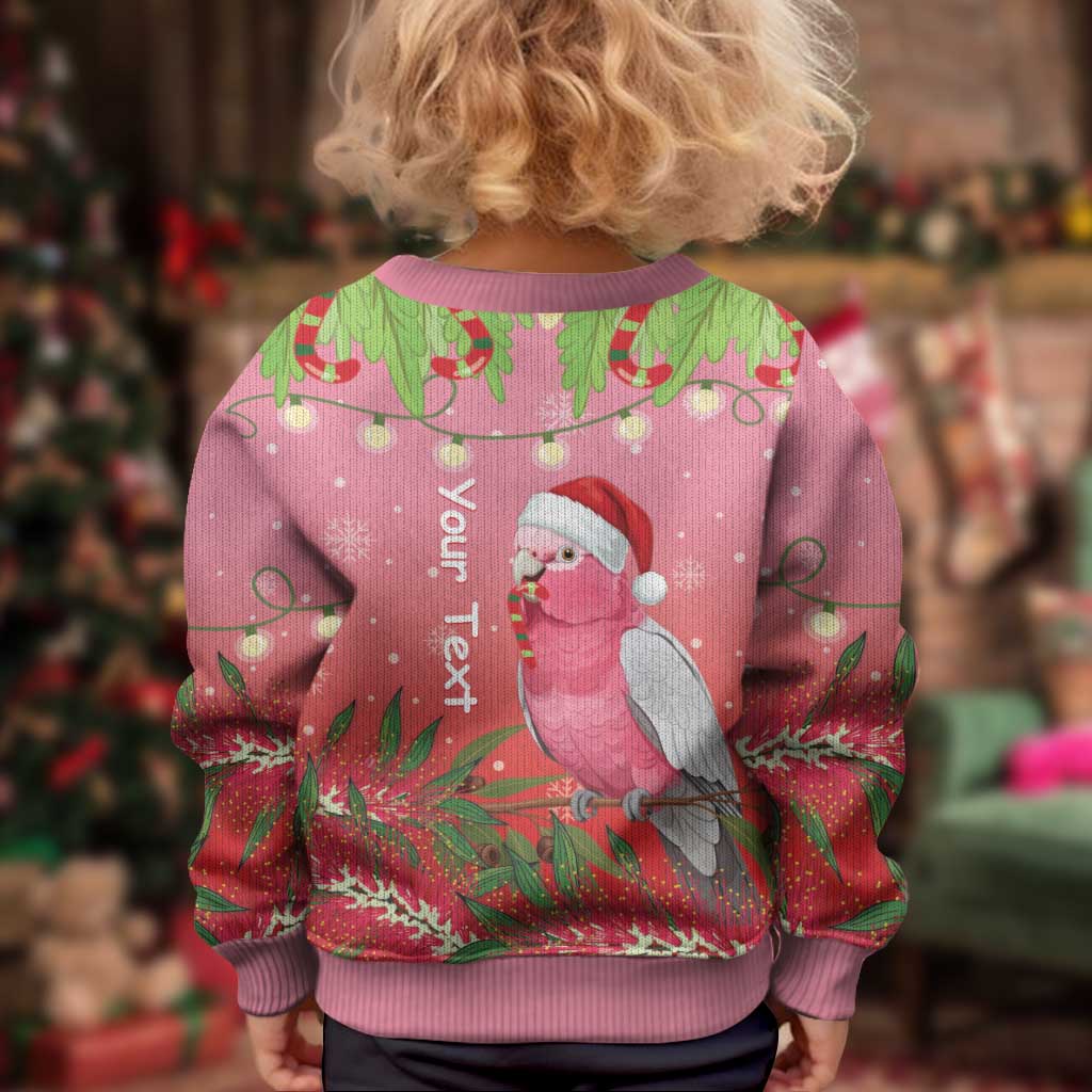 Galah Australia Christmas Kid Ugly Christmas Sweater Merry Chrissie Bottlebrushes - Aussie Hoodie