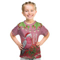 Personalised Galah Australia Christmas Kid T Shirt Merry Chrissie Bottlebrushes - Aussie Hoodie