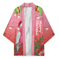 Personalised Galah Australia Christmas Kimono Merry Chrissie Bottlebrushes - Aussie Hoodie